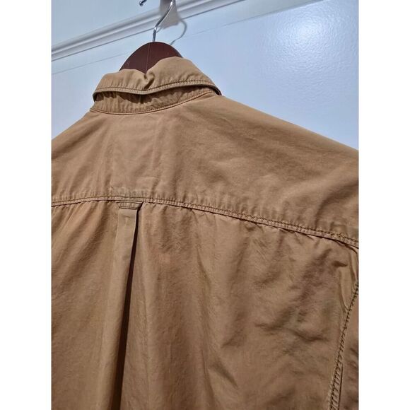 Parx Authentic Casual Khaki Button Down Shirt Slim Handcrafted Men's Size M (39) - Picture 3 of 7